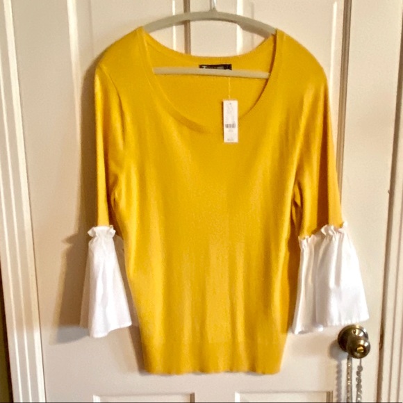 New York & Company Sweaters - Golden bell sleeve sweater.